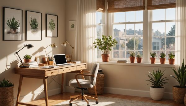 Comment aménager un espace de travail inspirant et cosy