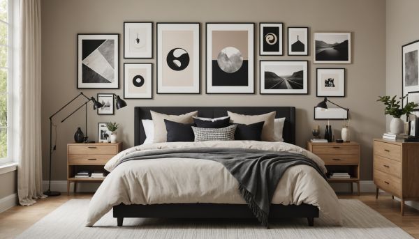 Comment réussir une belle galerie murale dans sa chambre