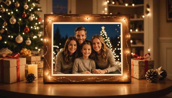 Pourquoi offrir un cadre photo personnalisé à Noël